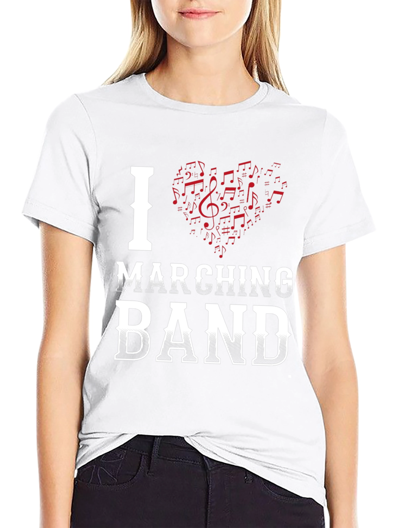 I Heart Marching Band T-Shirt