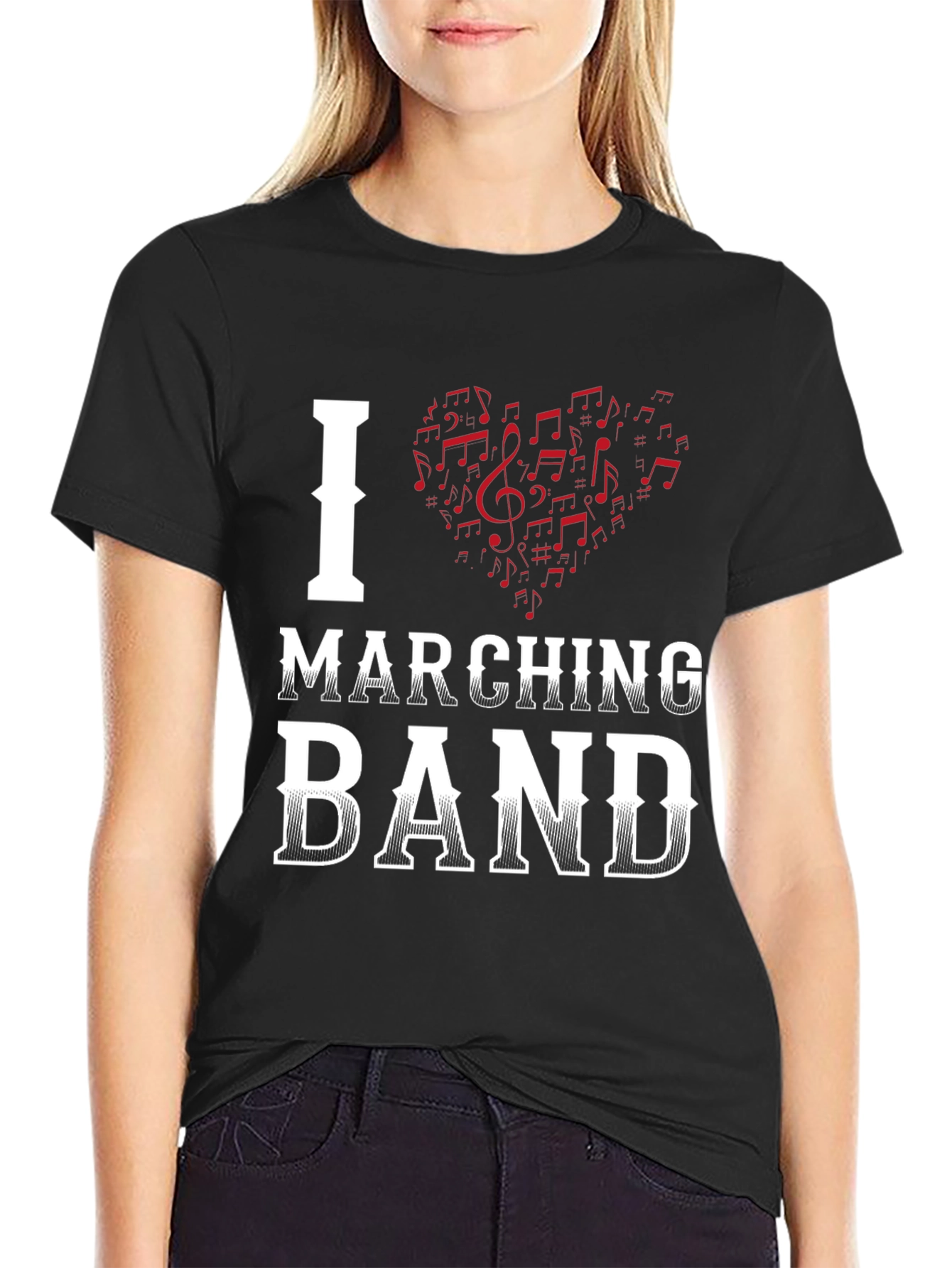 I Heart Marching Band T-Shirt