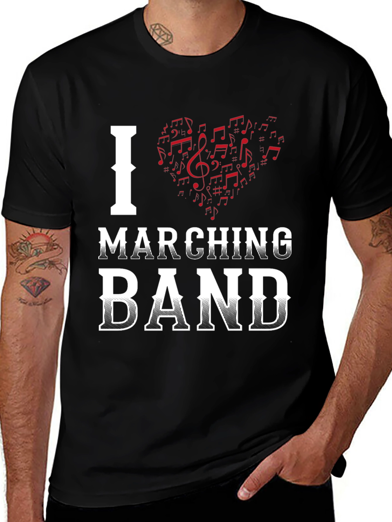 I Heart Marching Band T-Shirt