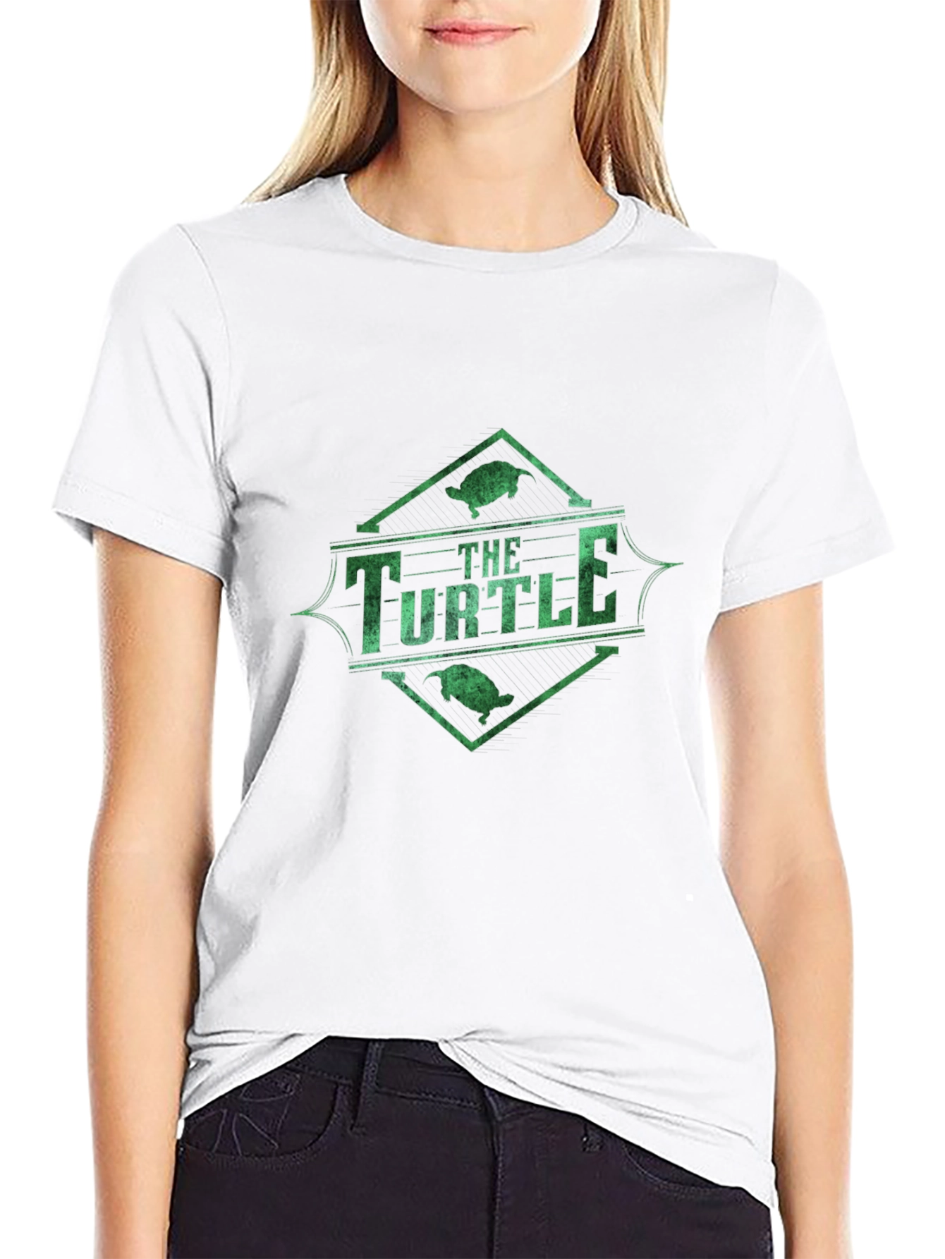 The Turtle Graphic Black T-Shirt - Unique Design
