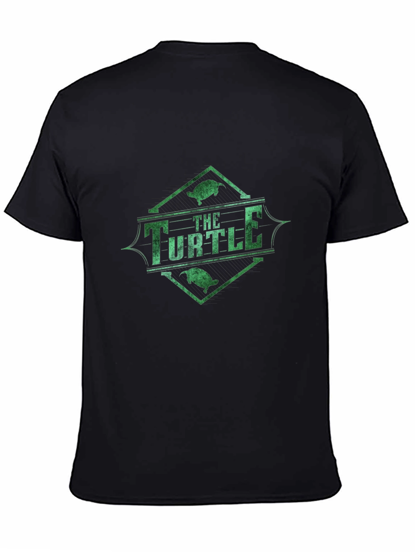 The Turtle Graphic Black T-Shirt - Unique Design