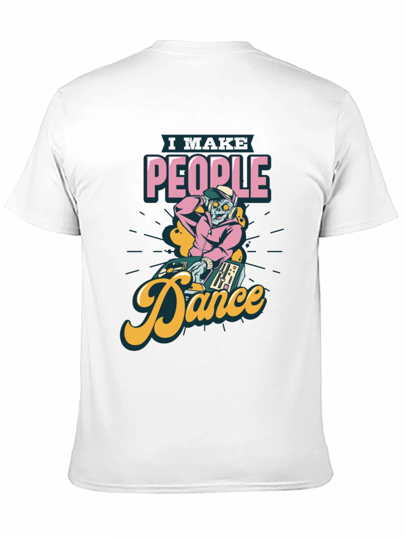 DJ Zombie Graphic Tee - I Make People Dance