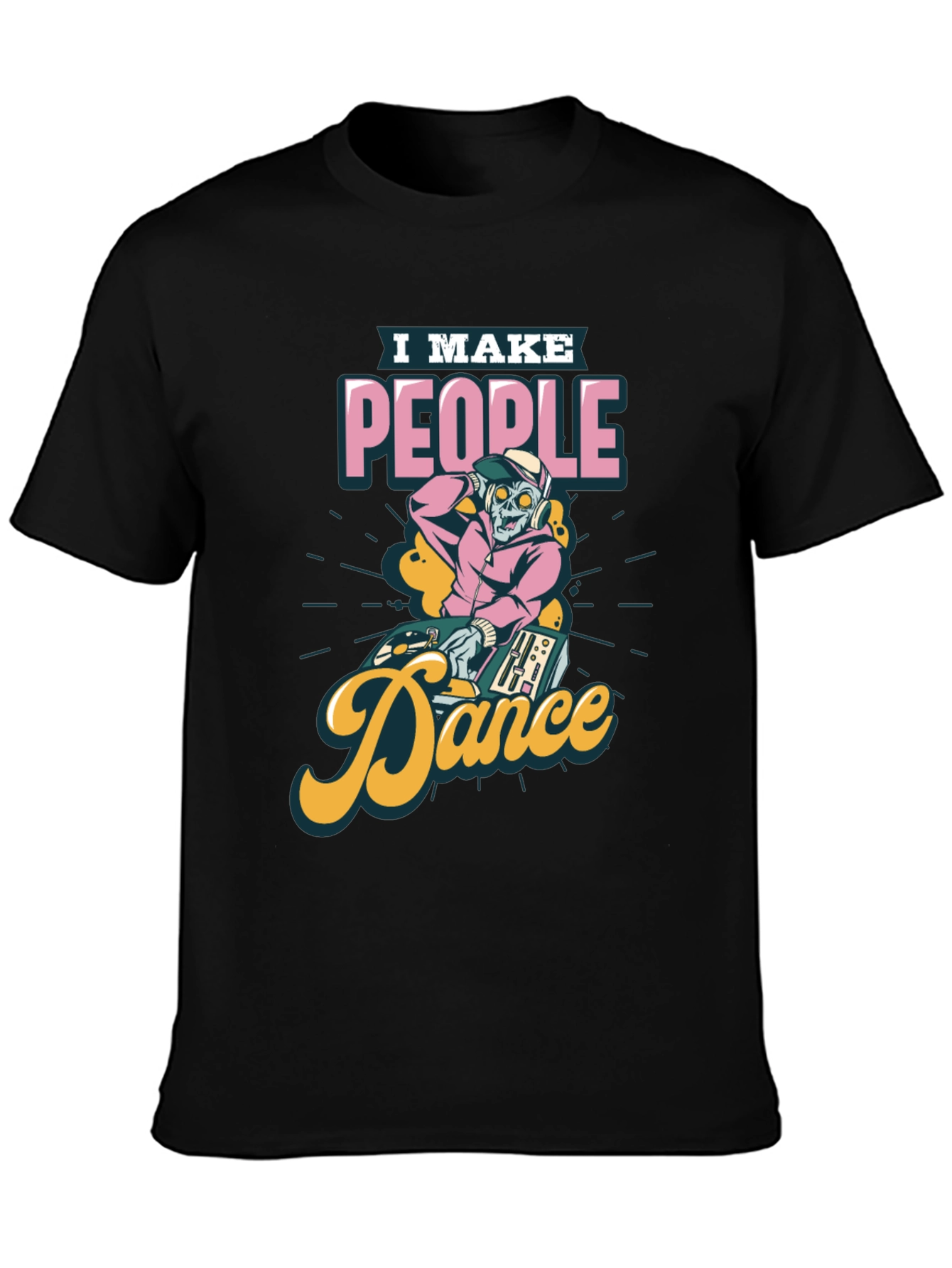 DJ Zombie Graphic Tee - I Make People Dance