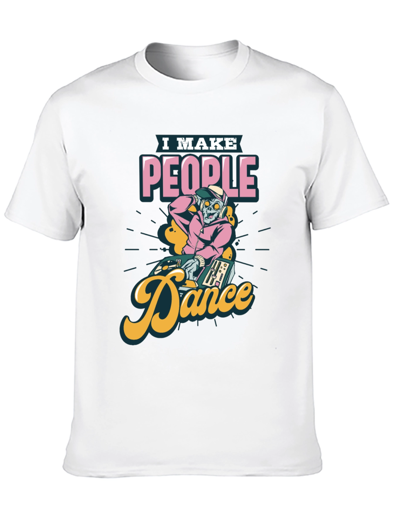 DJ Zombie Graphic Tee - I Make People Dance