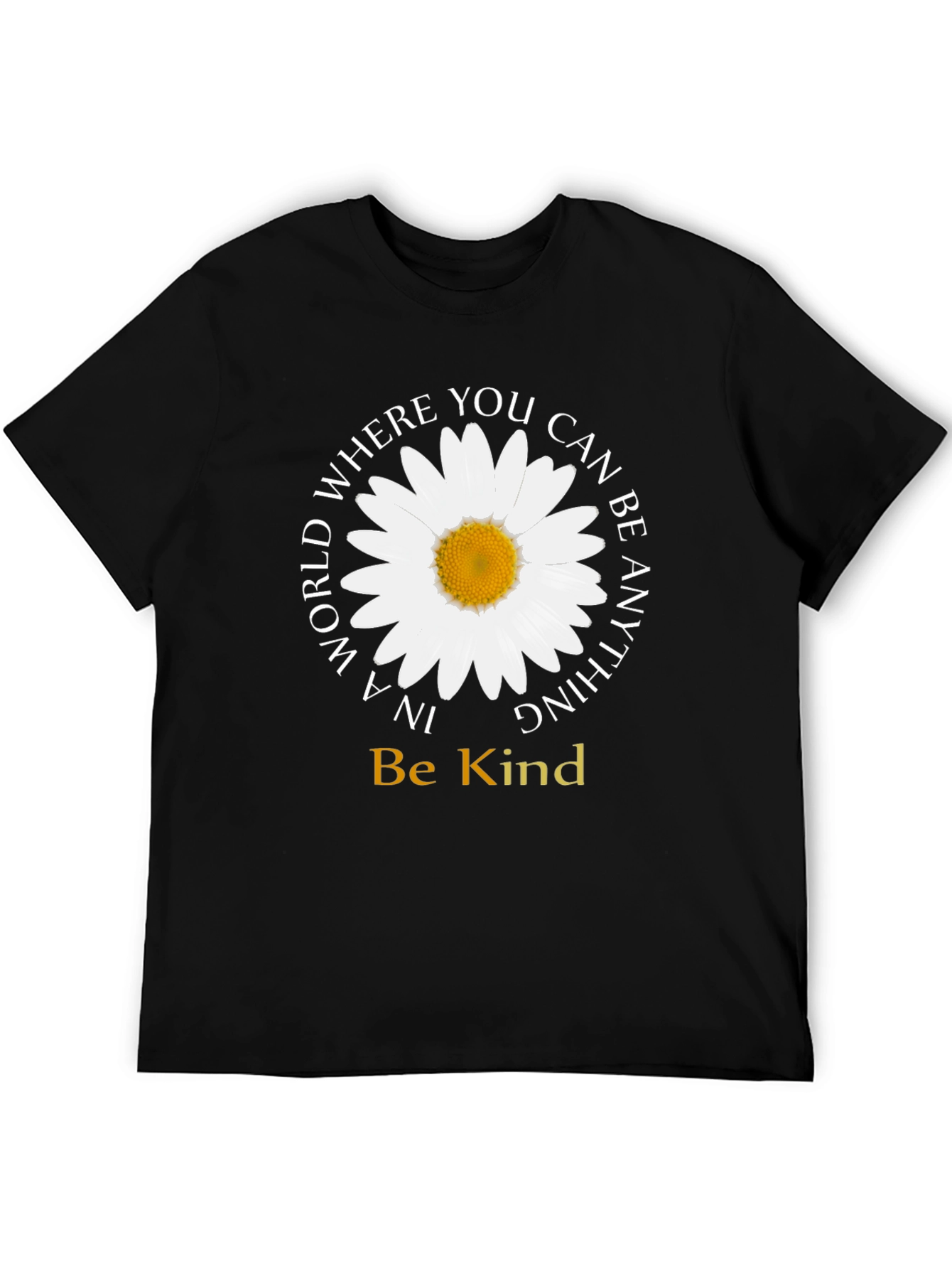 Be Kind Daisy Graphic Tee - Inspirational T-Shirt