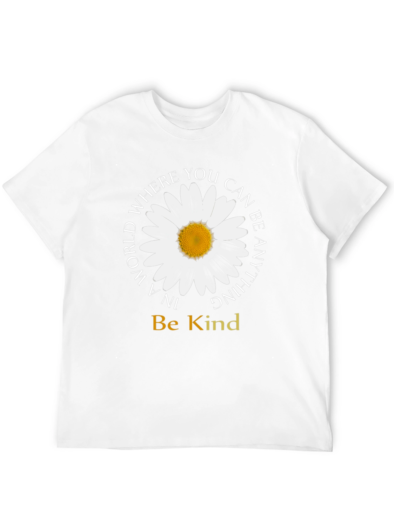 Be Kind Daisy Graphic Tee - Inspirational T-Shirt