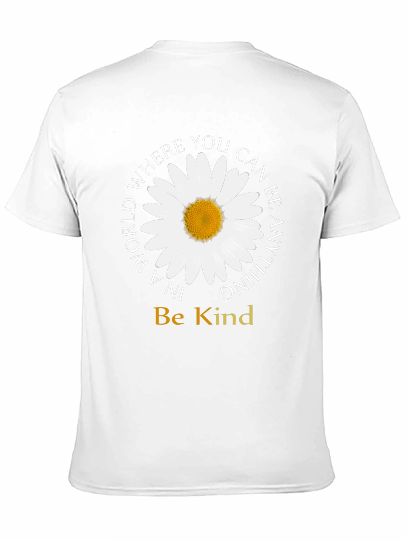Be Kind Daisy Graphic Tee - Inspirational T-Shirt
