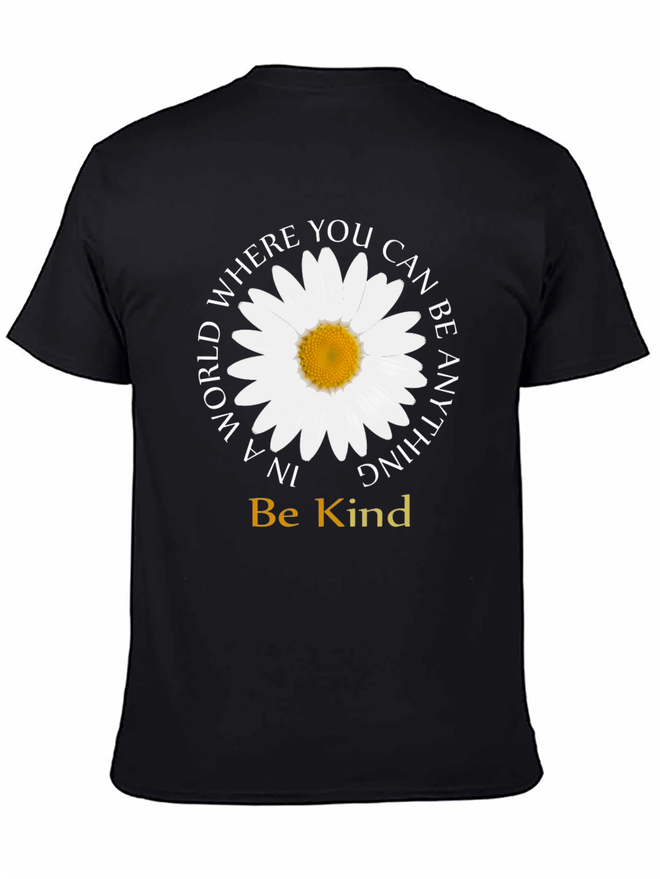 Be Kind Daisy Graphic Tee - Inspirational T-Shirt