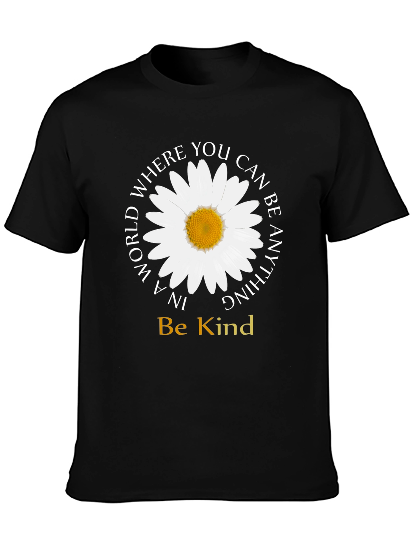 Be Kind Daisy Graphic Tee - Inspirational T-Shirt
