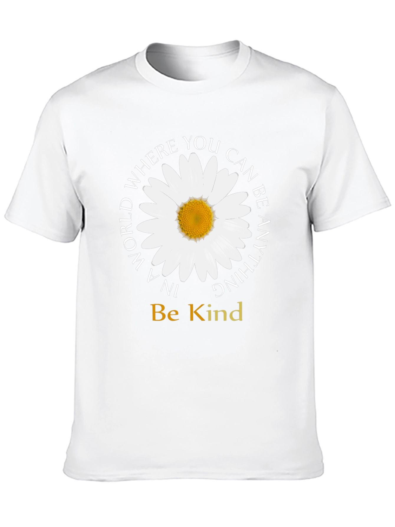 Be Kind Daisy Graphic Tee - Inspirational T-Shirt