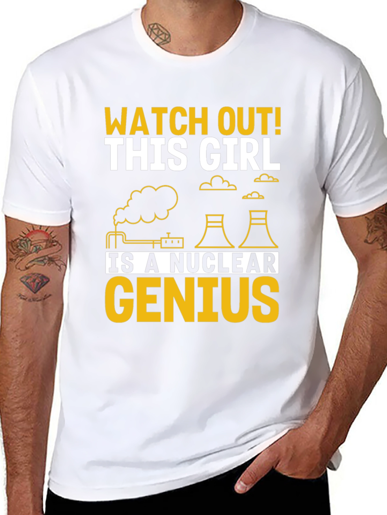 Nuclear Genius T-Shirt - Funny Science Tee