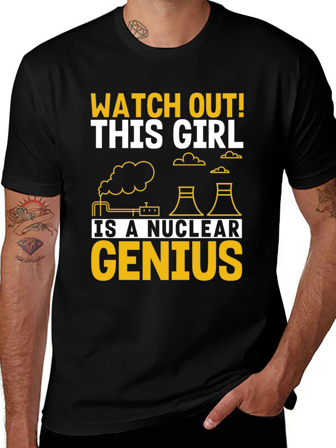Nuclear Genius T-Shirt - Funny Science Tee