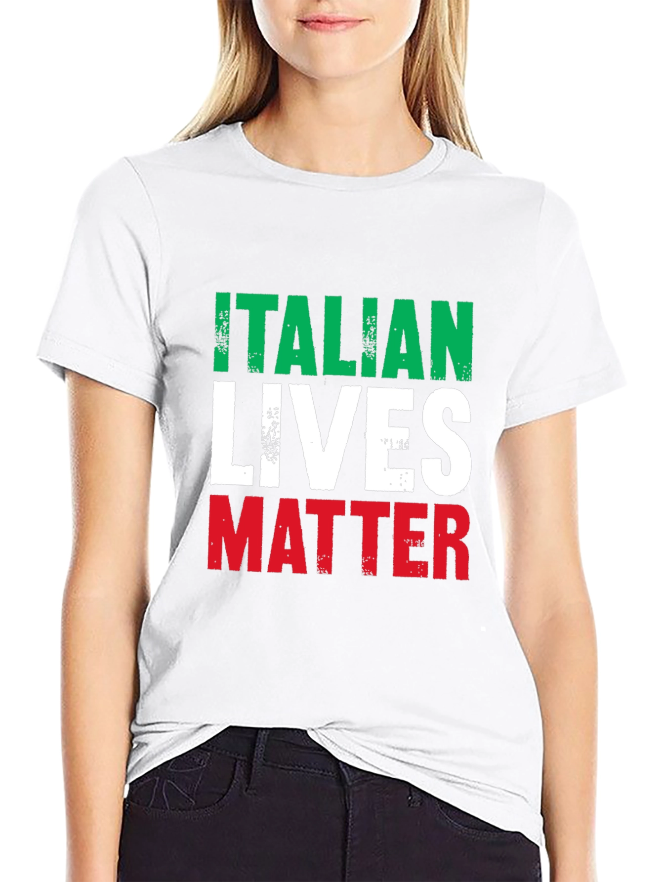 Italian Lives Matter T-Shirt - Black Cotton Tee