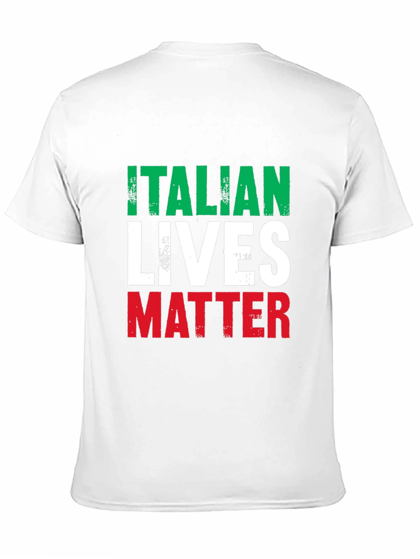 Italian Lives Matter T-Shirt - Black Cotton Tee