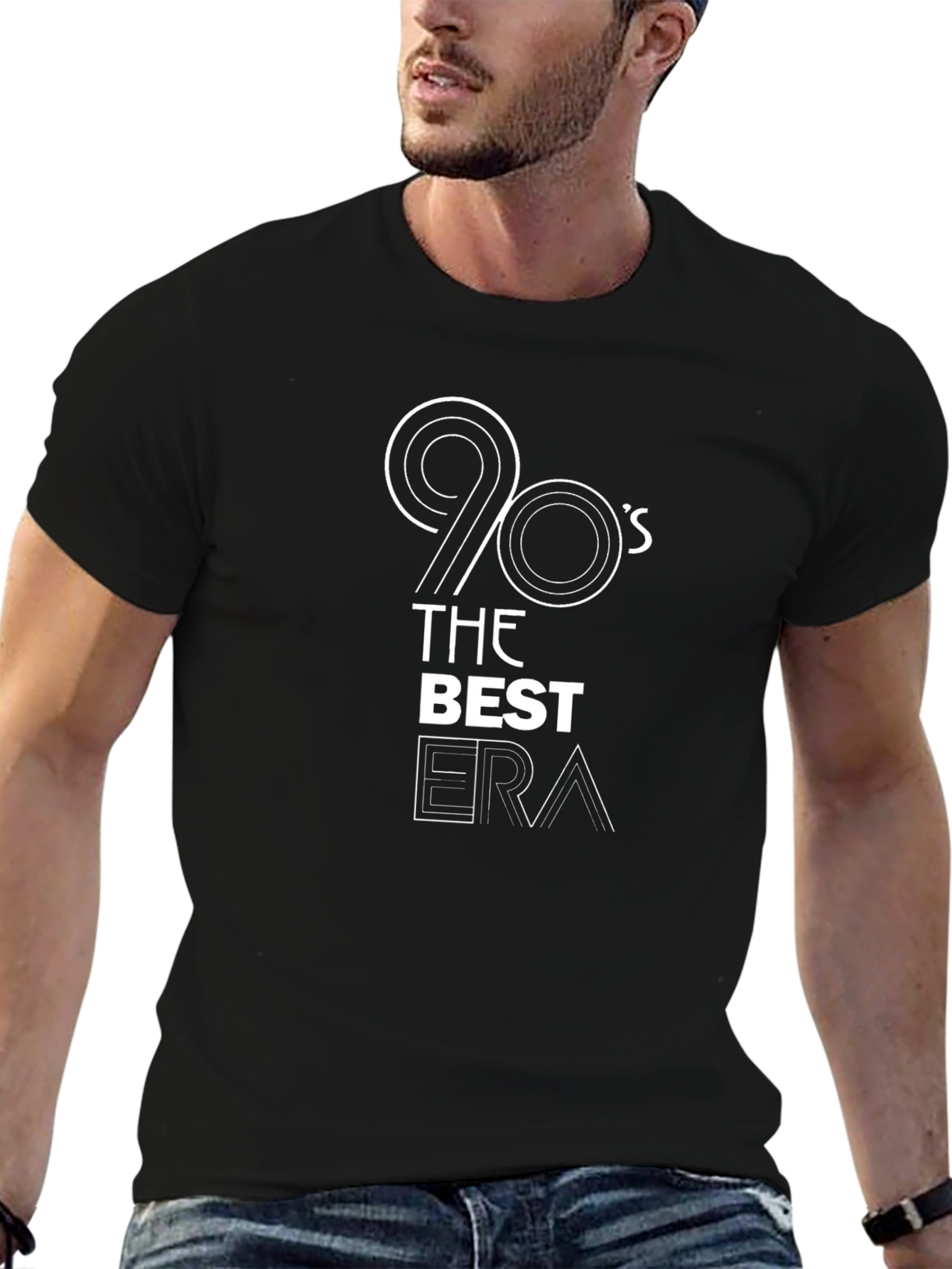 90s The Best Era Black T-Shirt