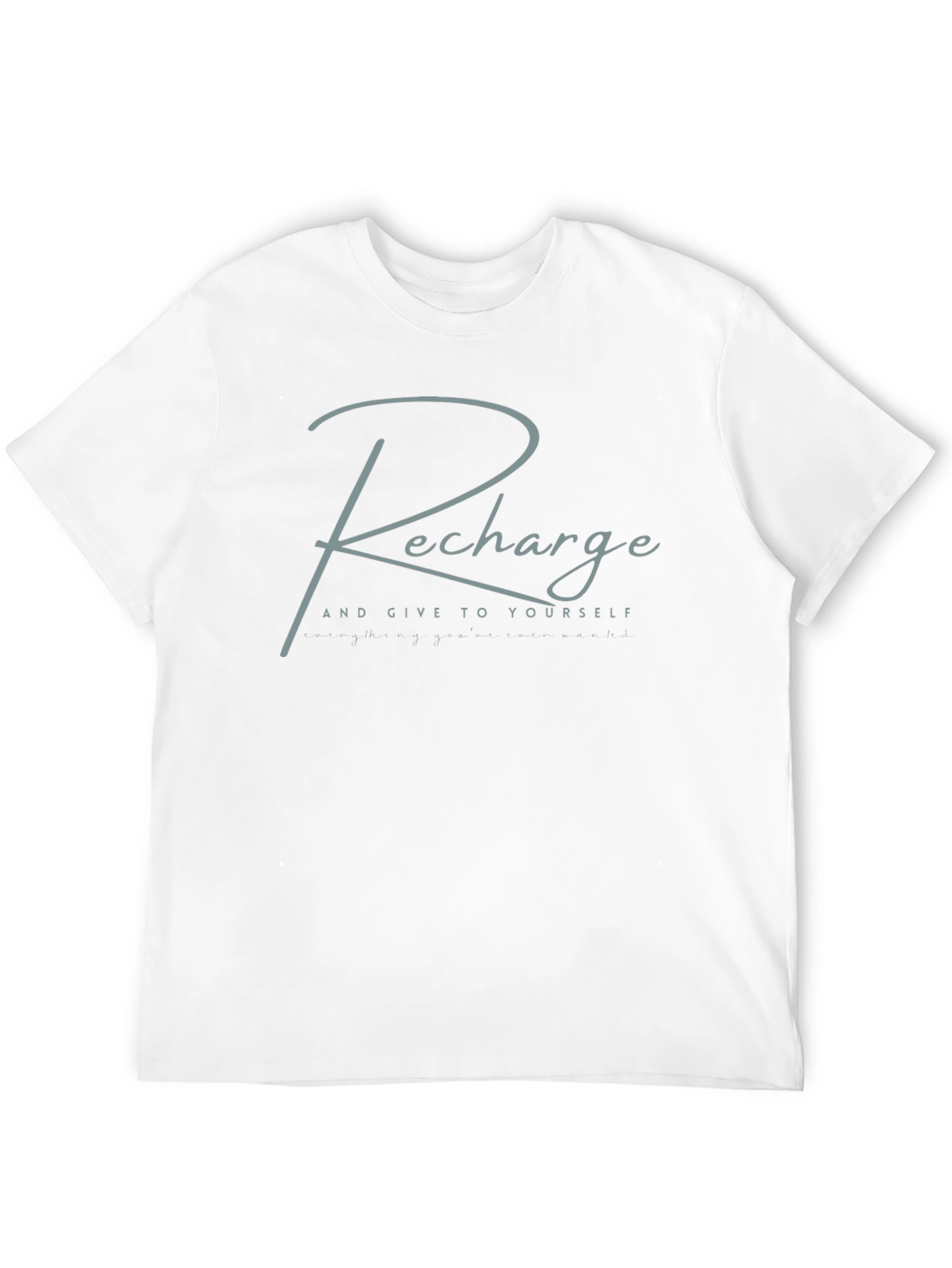 Recharge Graphic Tee - Black Comfort Fit