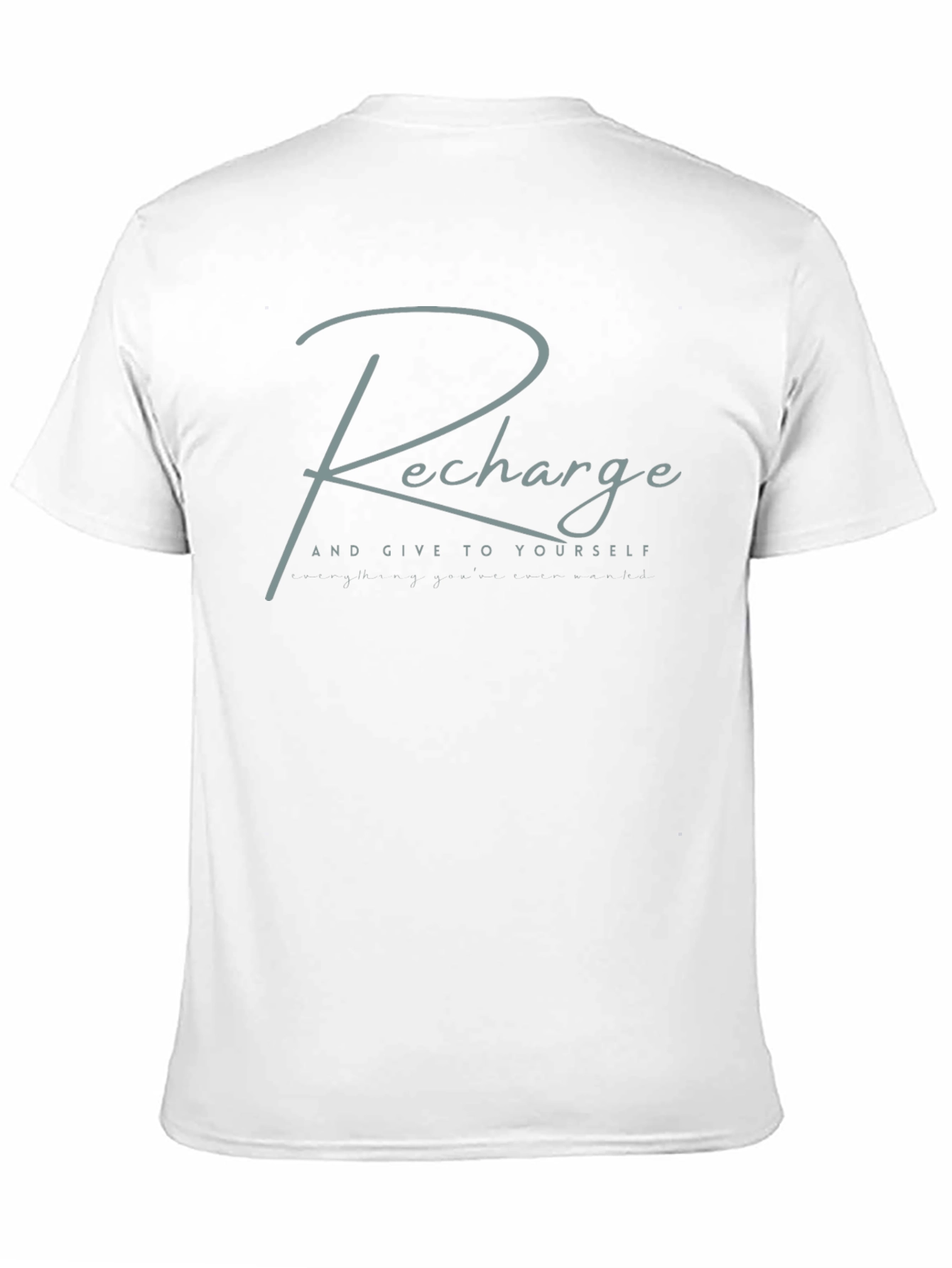 Recharge Graphic Tee - Black Comfort Fit