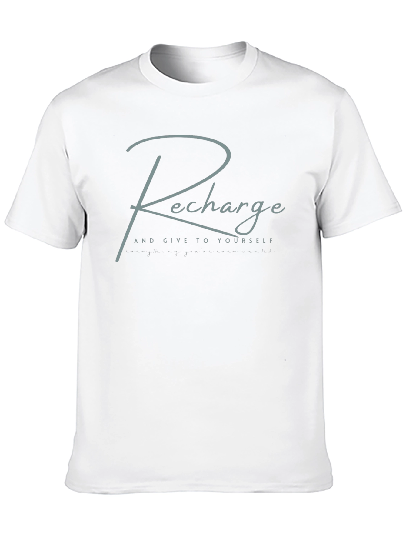 Recharge Graphic Tee - Black Comfort Fit