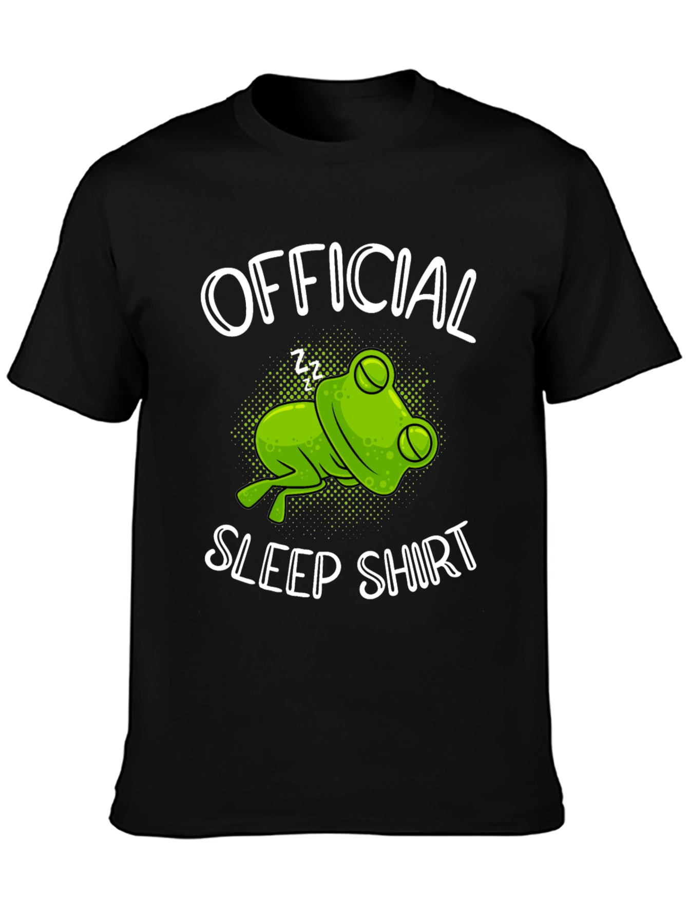 Official Sleep Shirt Frog Graphic T-Shirt