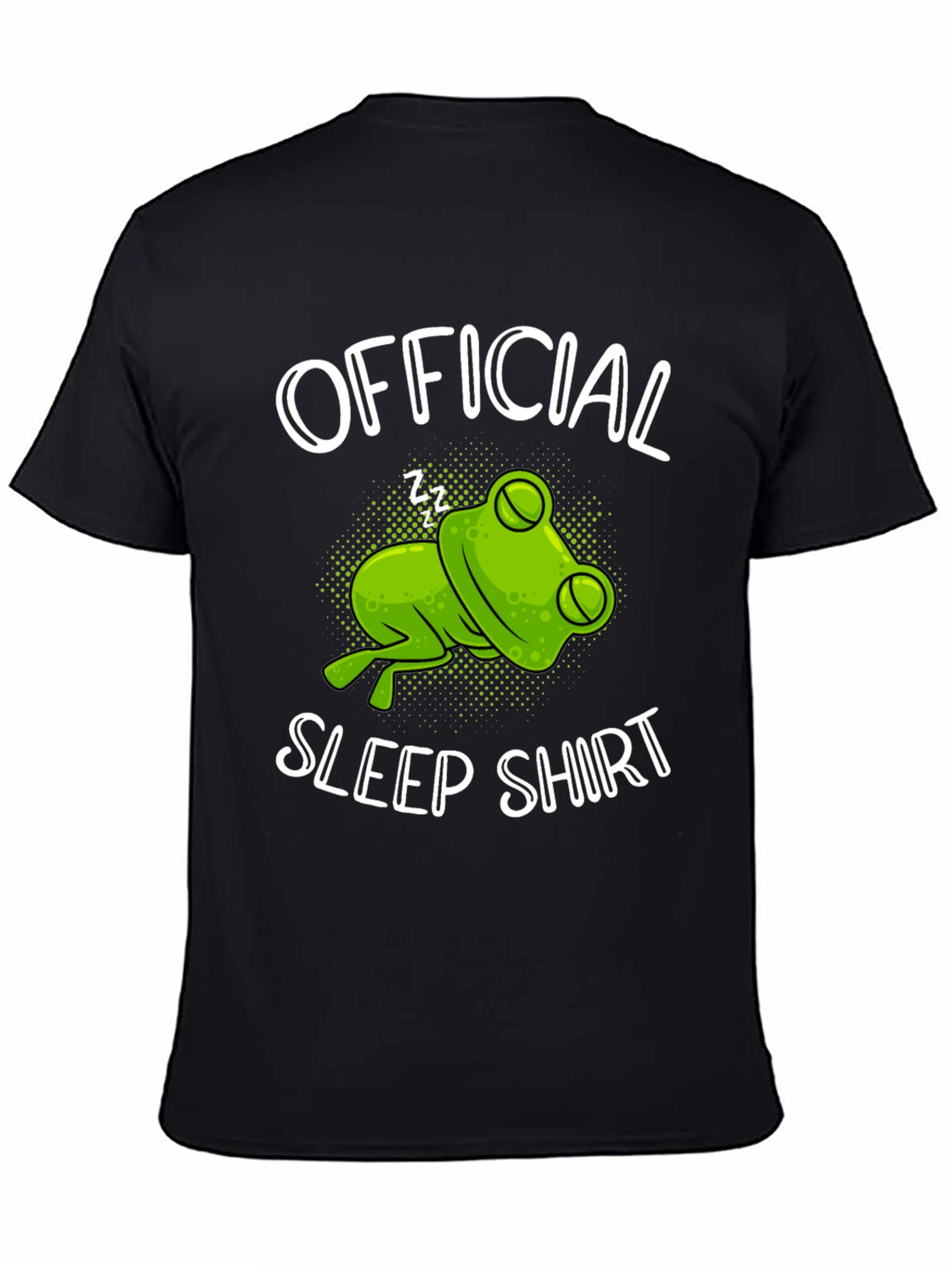 Official Sleep Shirt Frog Graphic T-Shirt