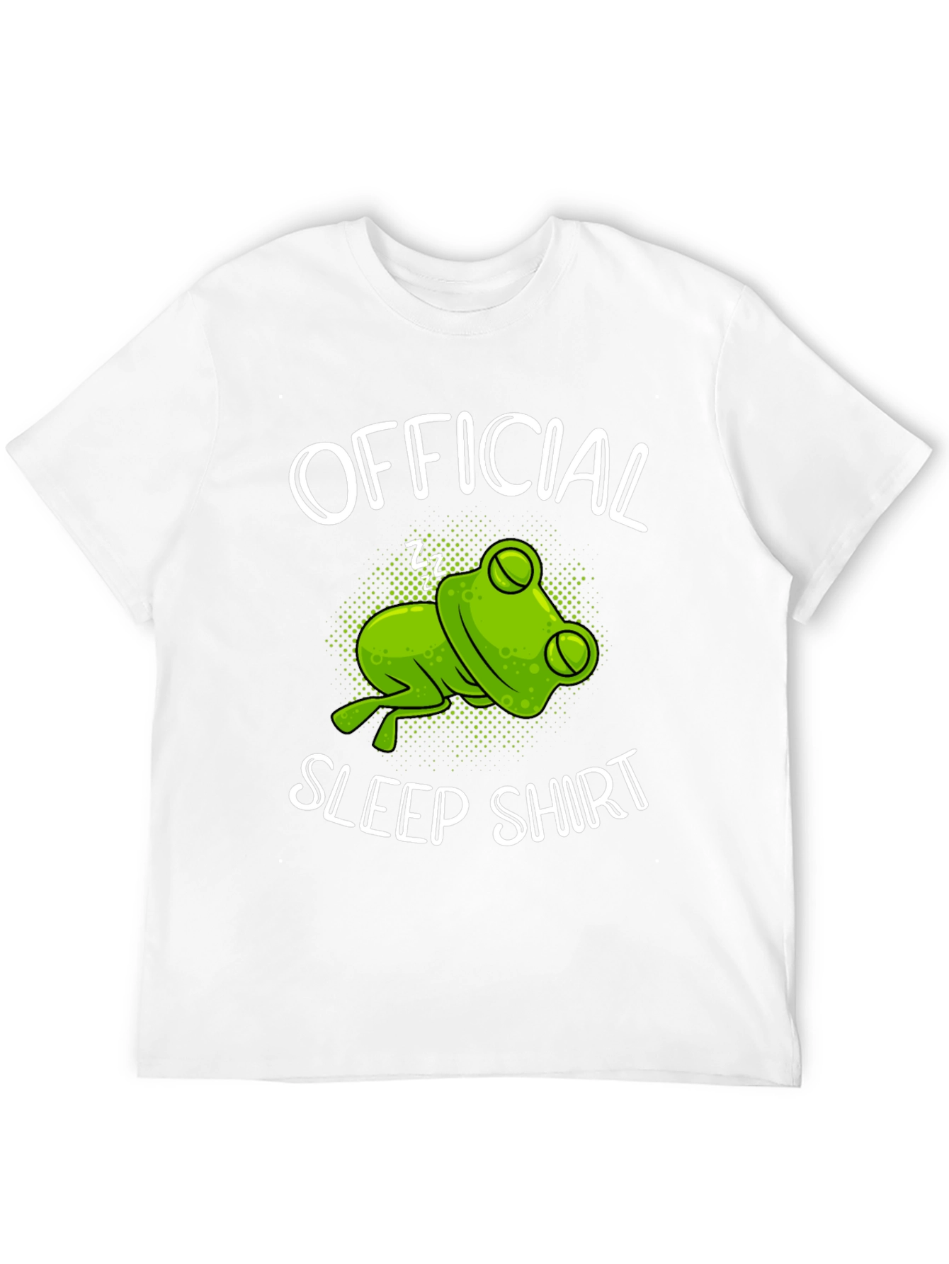Official Sleep Shirt Frog Graphic T-Shirt
