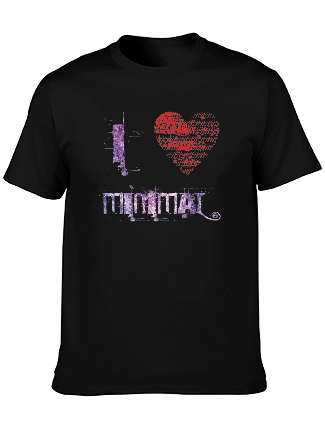 I Heart Minimal Graphic T-Shirt - Stylish Mens Tee
