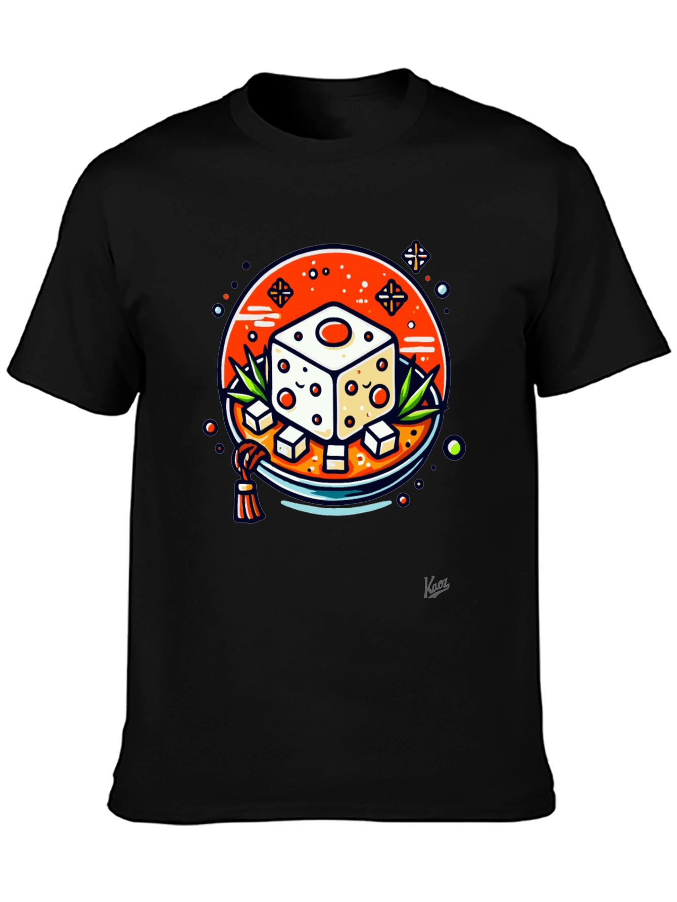 Dice Foodie T-Shirt - Unique Graphic Tee