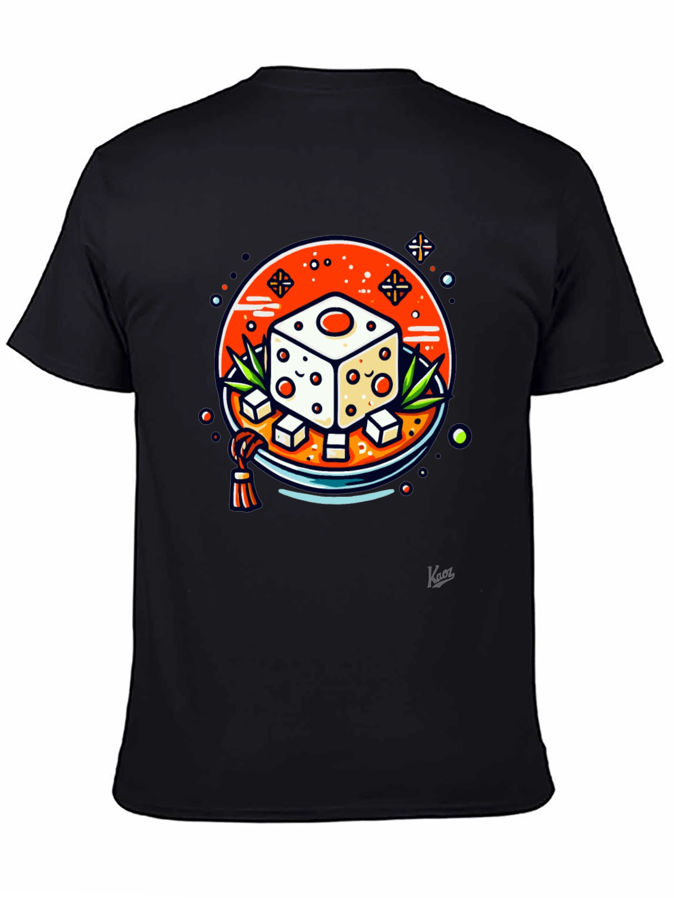 Dice Foodie T-Shirt - Unique Graphic Tee