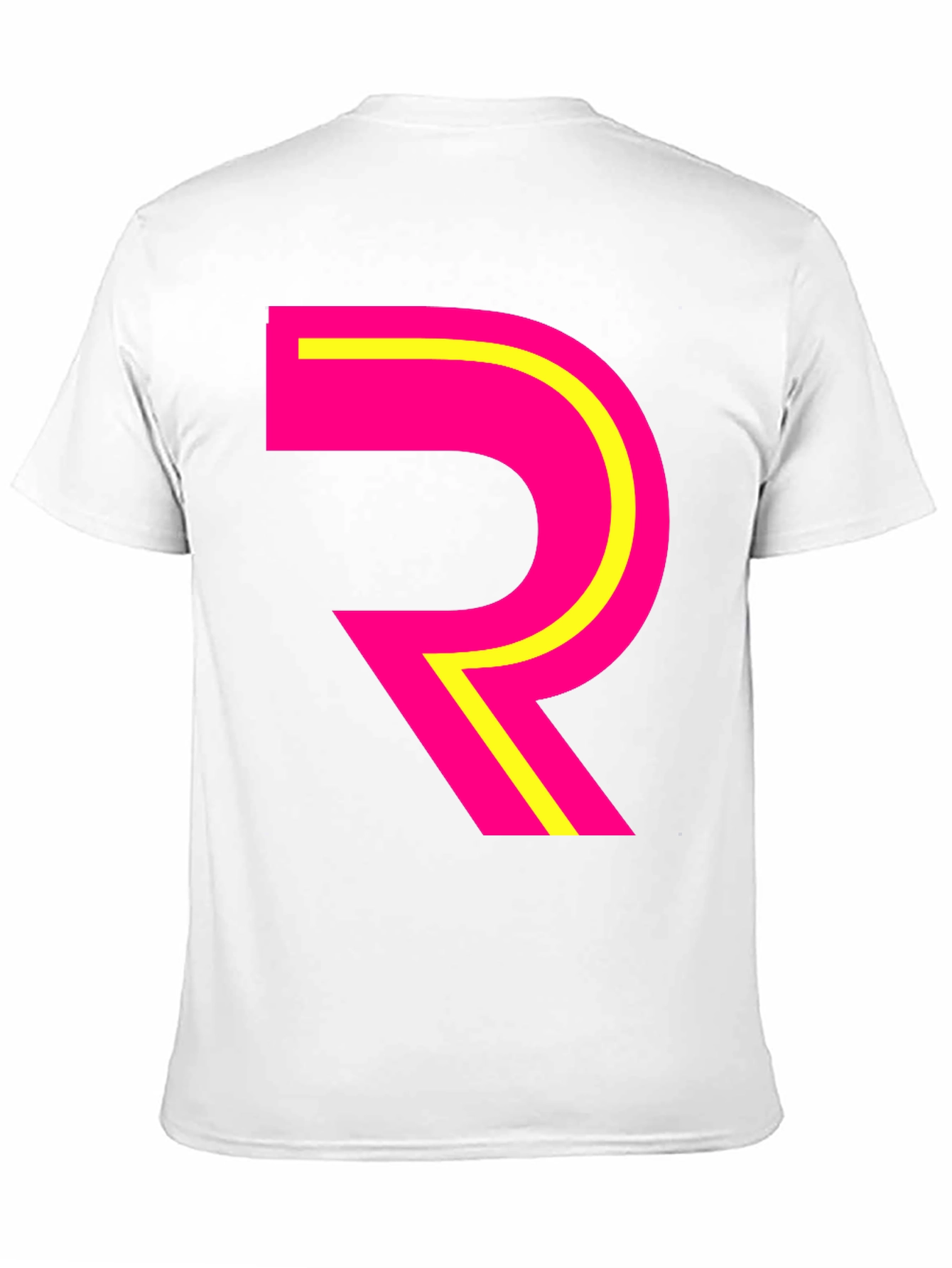 Bold R Graphic Black T-Shirt