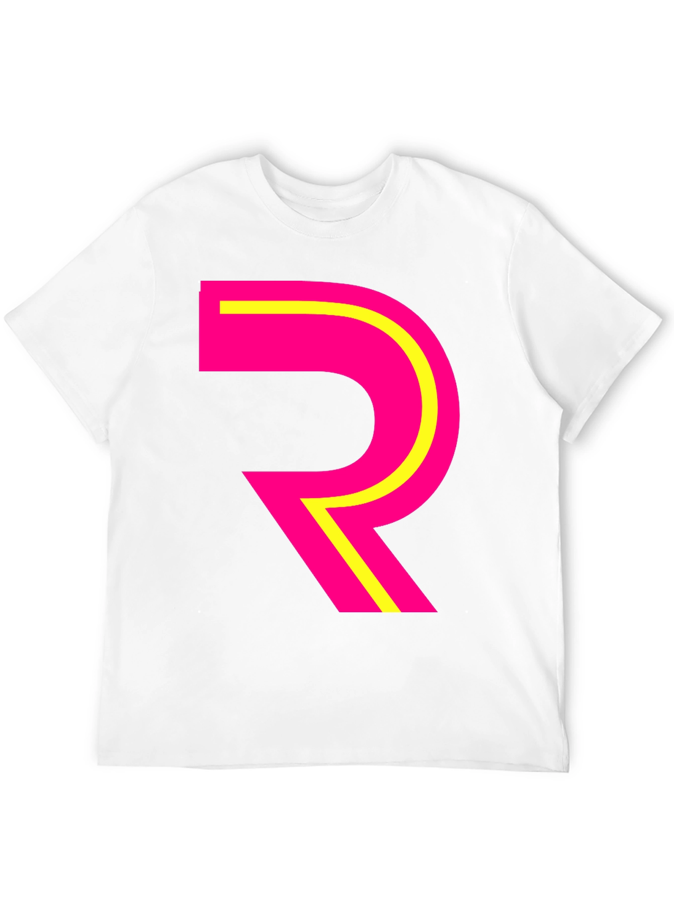 Bold R Graphic Black T-Shirt