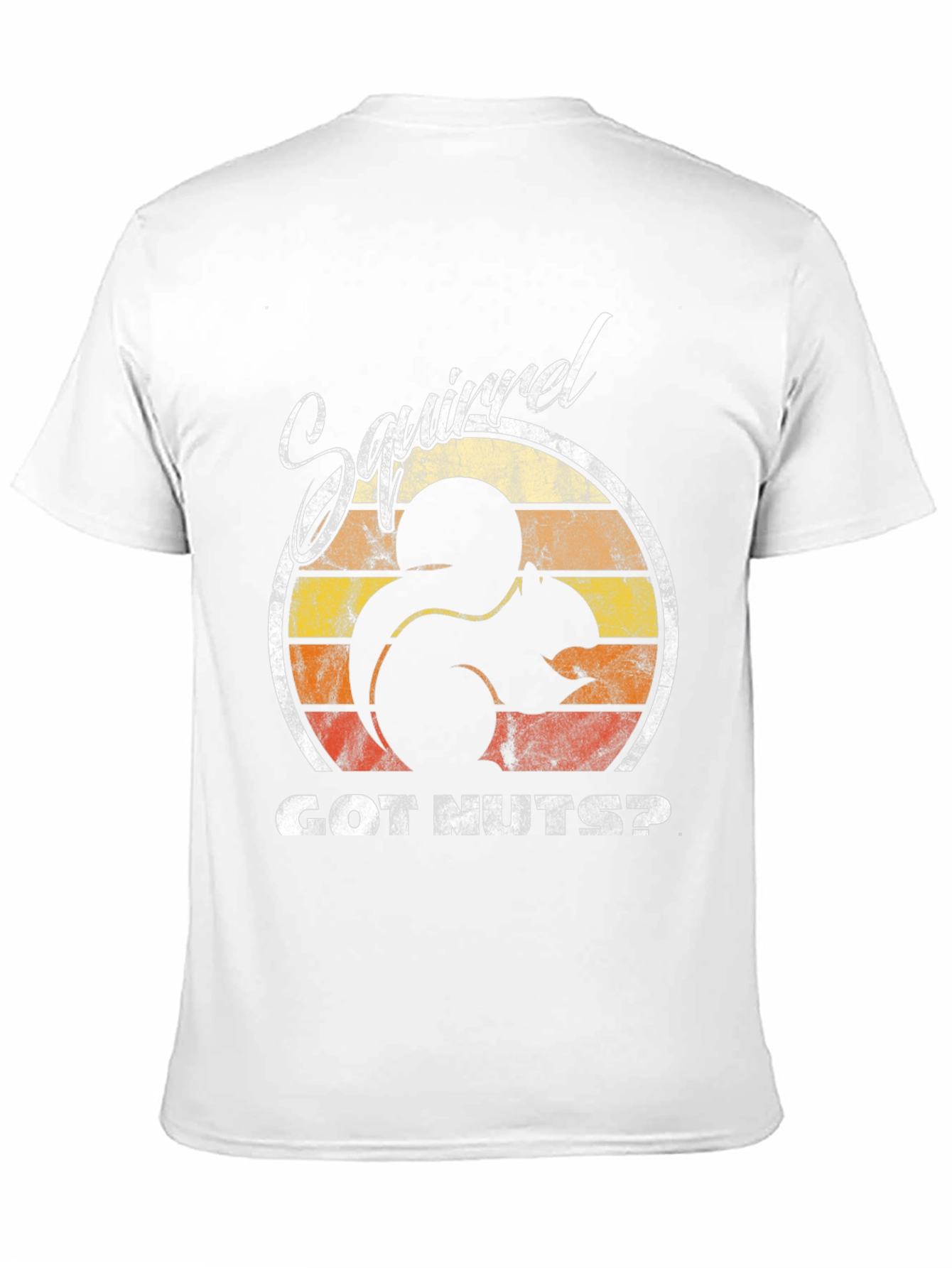 Squirrel GOT NUTS? Black T-Shirt
