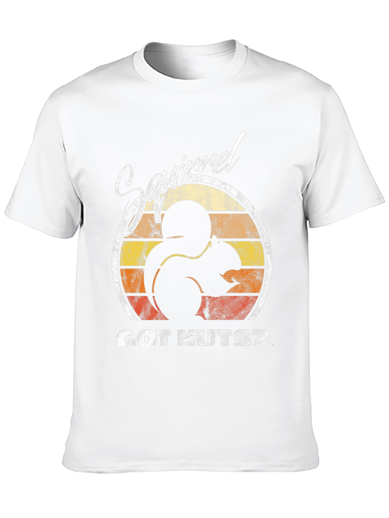 Squirrel GOT NUTS? Black T-Shirt