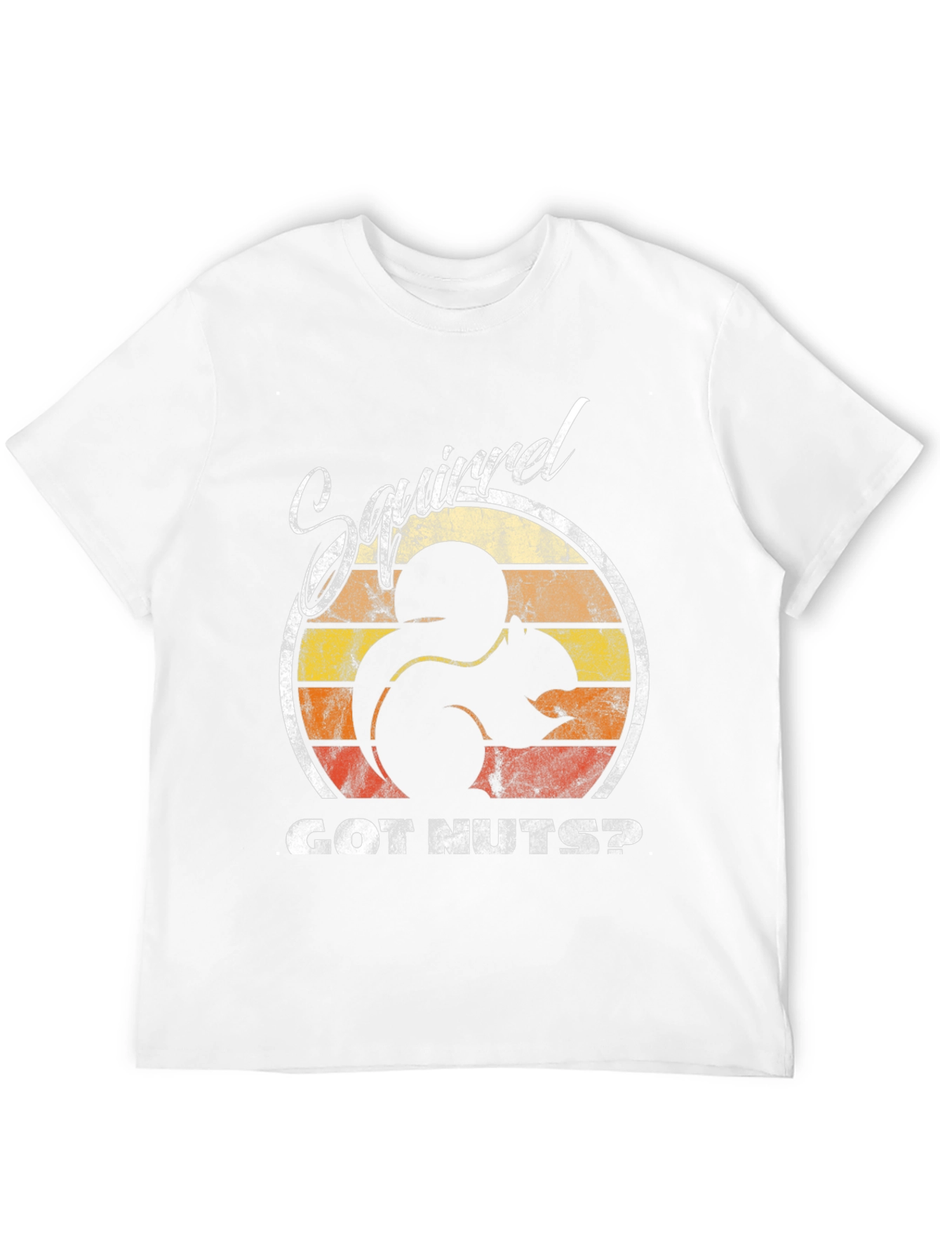 Squirrel GOT NUTS? Black T-Shirt