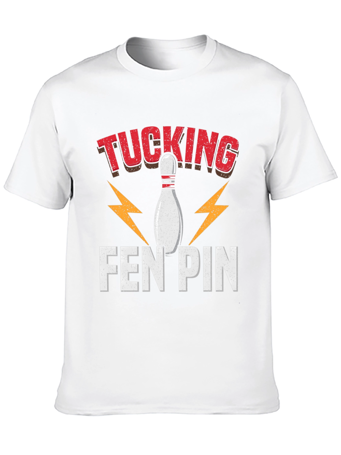 Fun Bowling Strike Graphic Tee Shirt