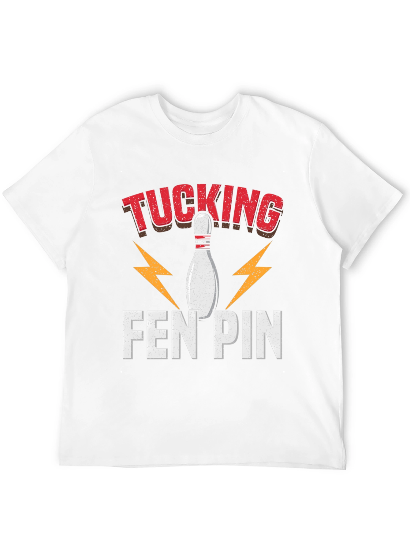 Fun Bowling Strike Graphic Tee Shirt