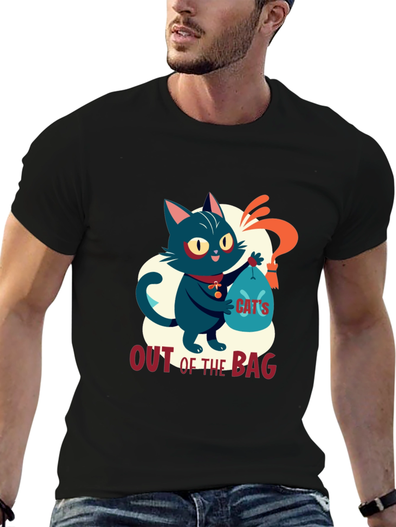 Cats Out of the Bag Graphic T-Shirt