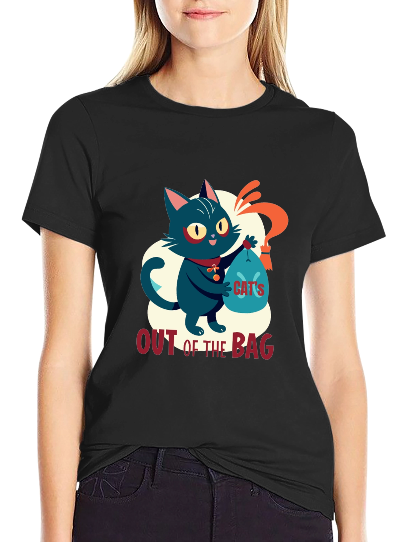 Cats Out of the Bag Graphic T-Shirt