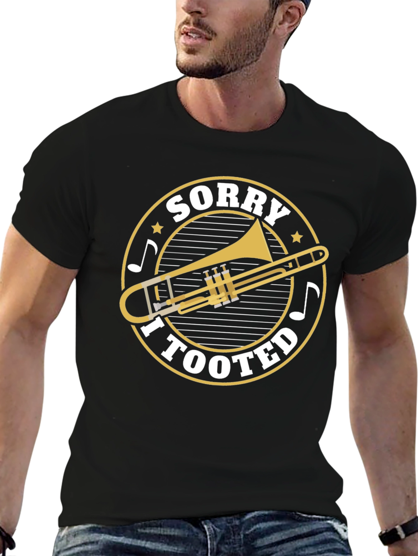Sorry I Tooted Trombone Graphic Tee