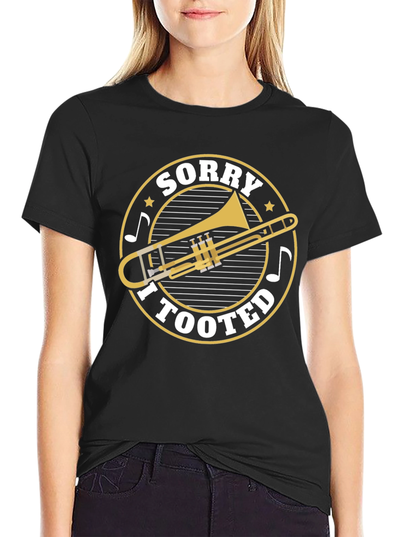 Sorry I Tooted Trombone Graphic Tee