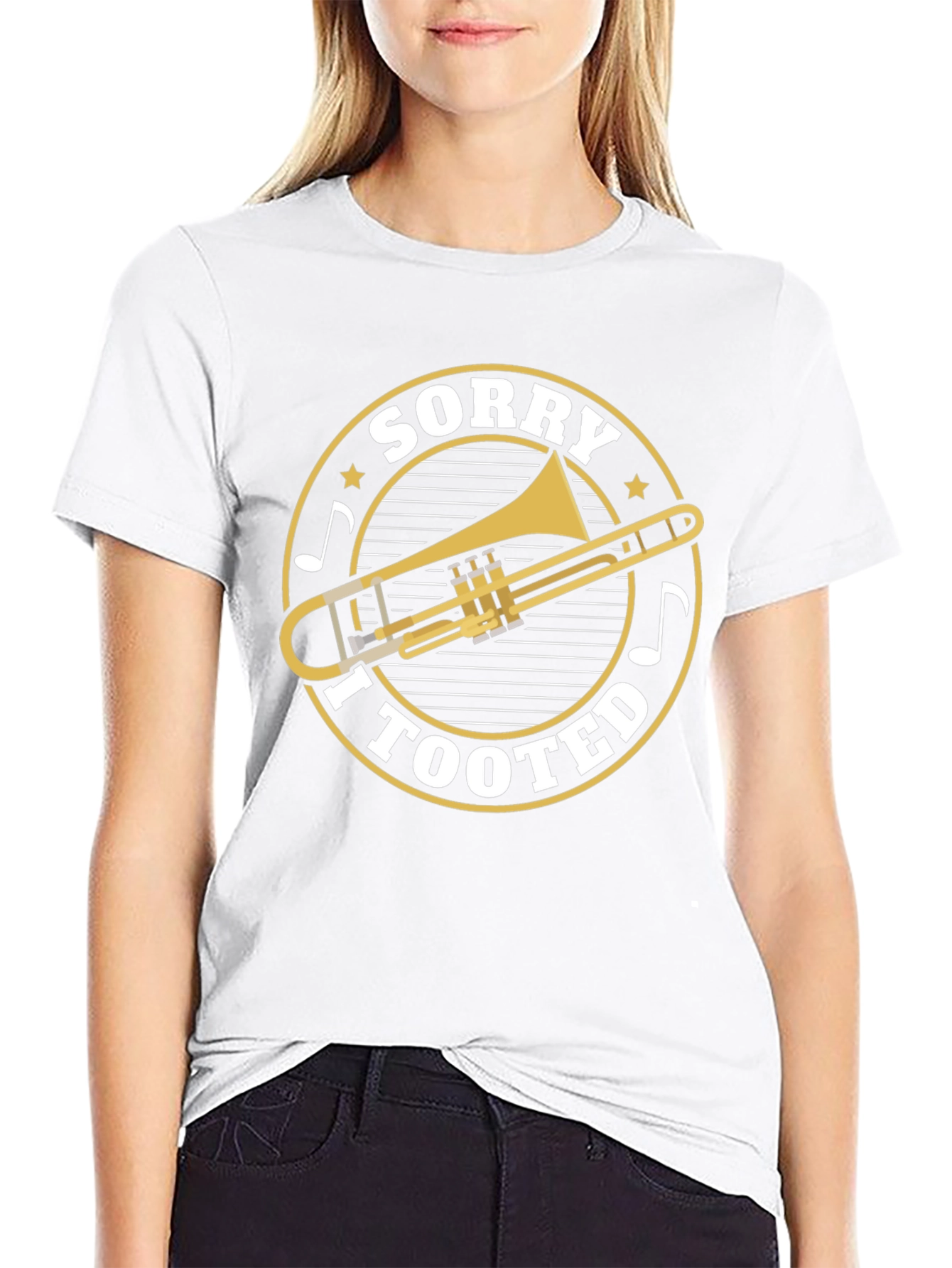 Sorry I Tooted Trombone Graphic Tee