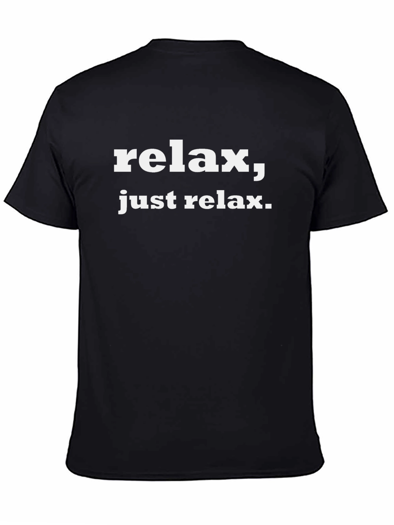 Relax Graphic Tee - Mens Crew Neck Comfort
