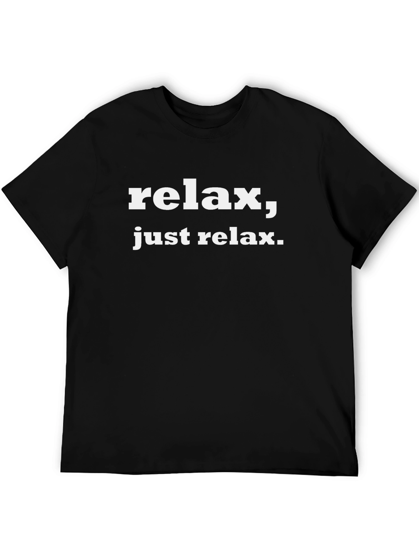 Relax Graphic Tee - Mens Crew Neck Comfort