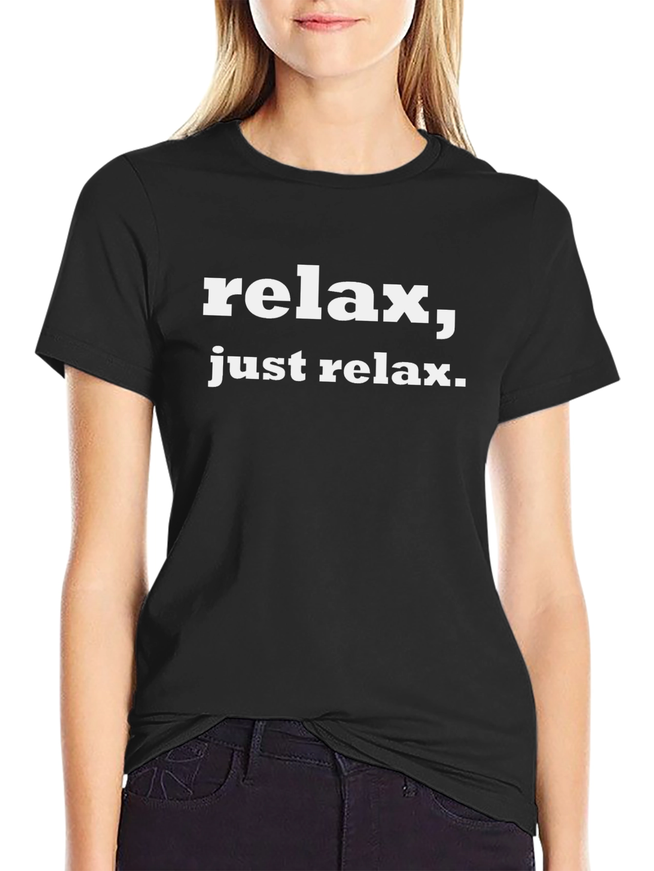 Relax Graphic Tee - Mens Crew Neck Comfort
