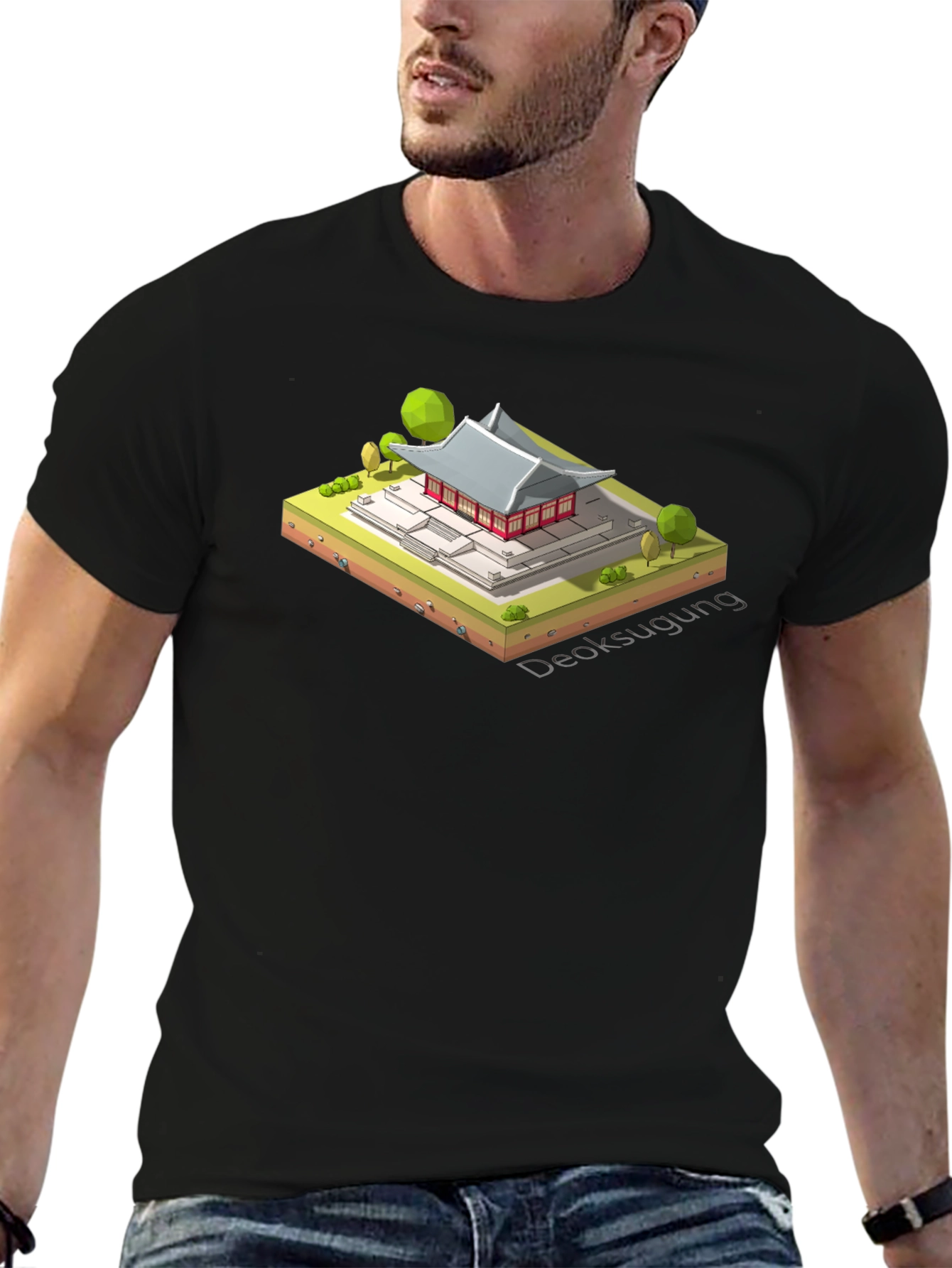 Deoksugung Palace Isometric T-Shirt