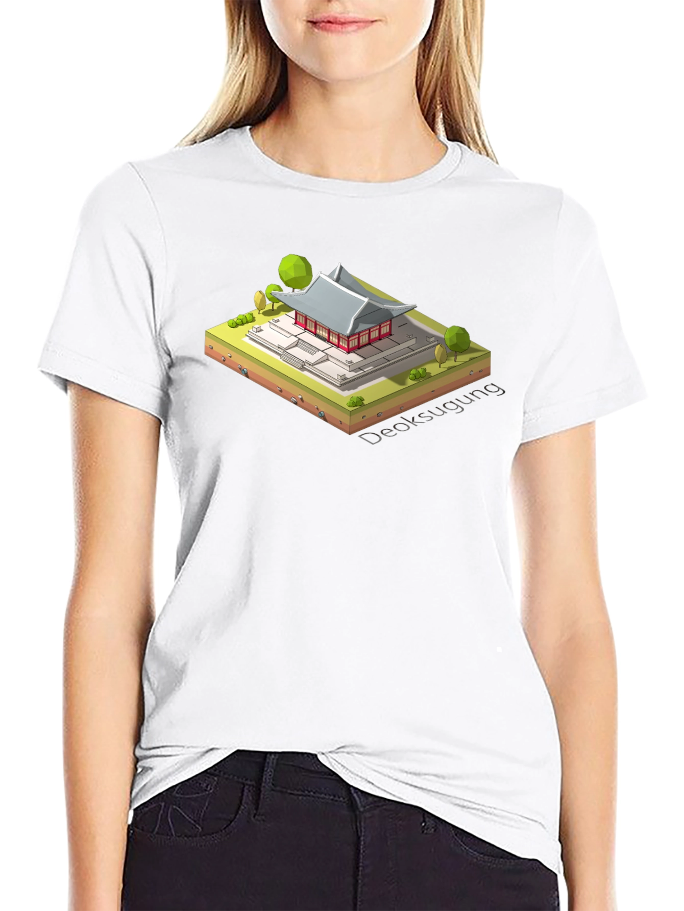 Deoksugung Palace Isometric T-Shirt