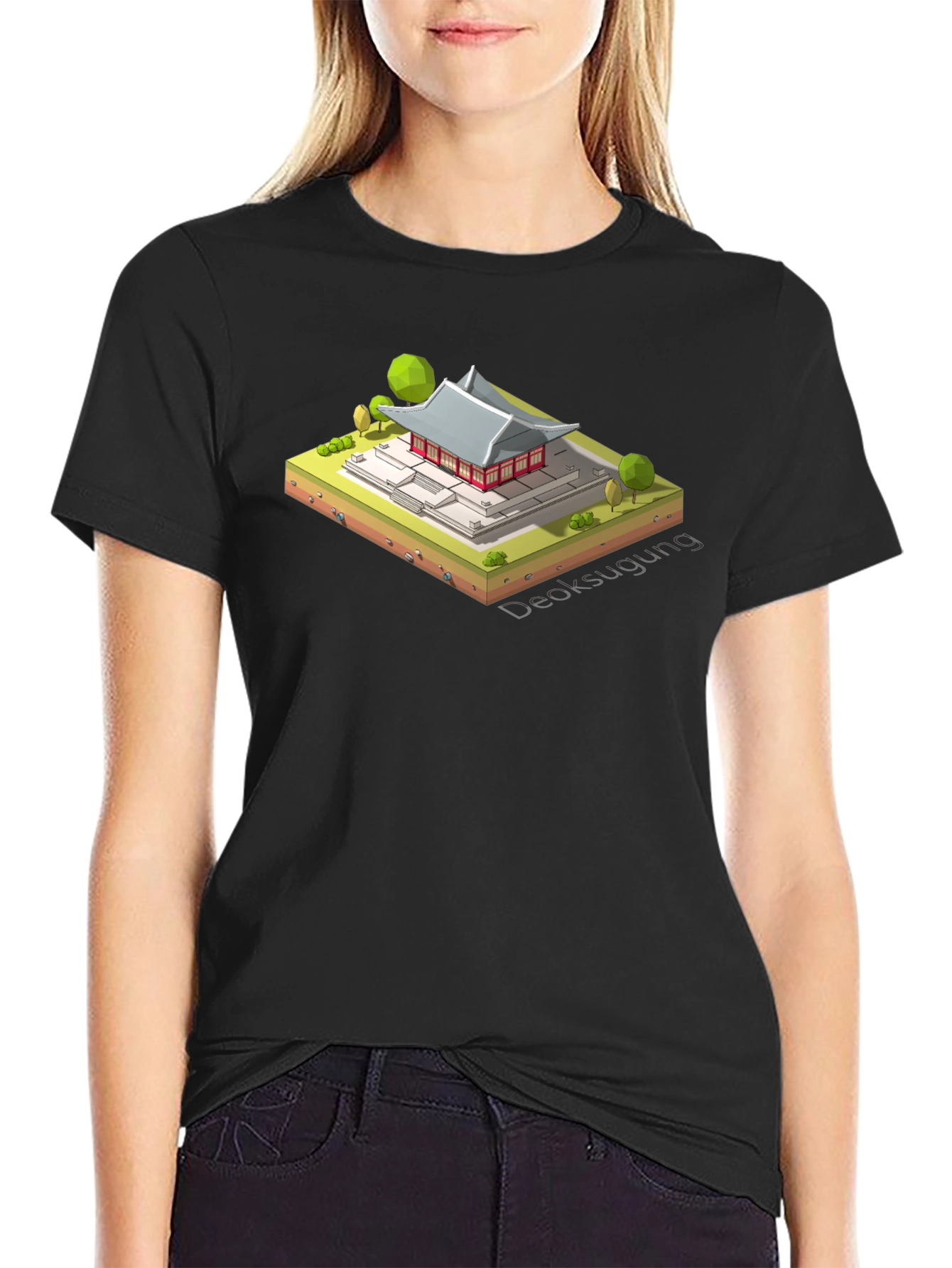 Deoksugung Palace Isometric T-Shirt