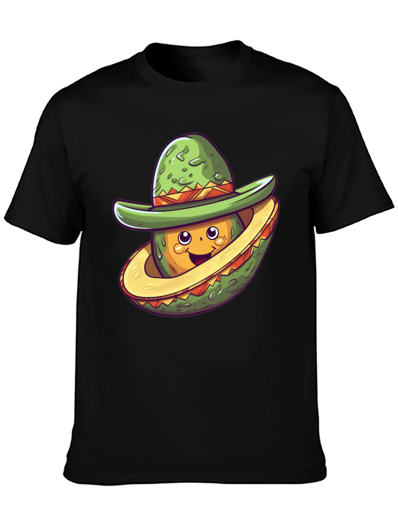 Avocado Sombrero T-Shirt - Fun Graphic Tee