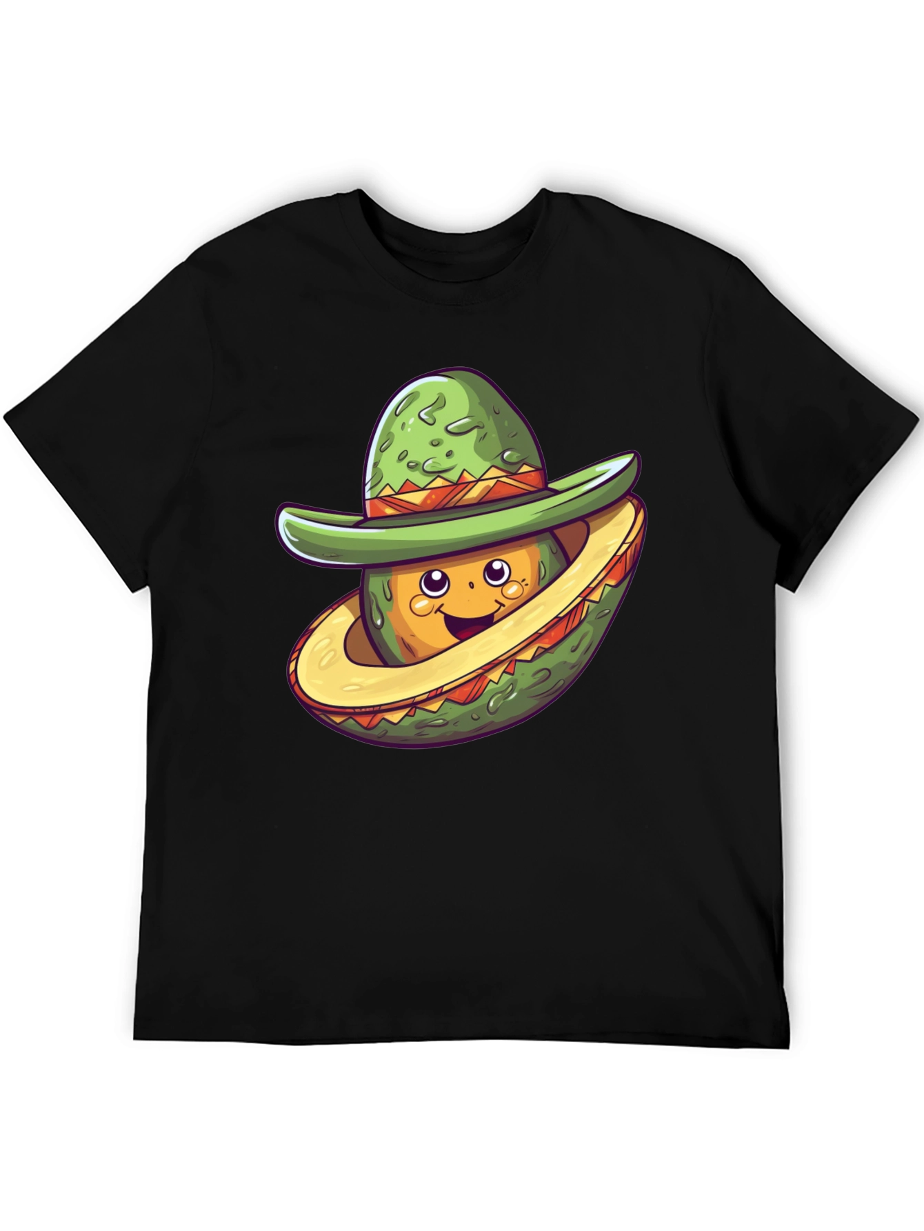 Avocado Sombrero T-Shirt - Fun Graphic Tee