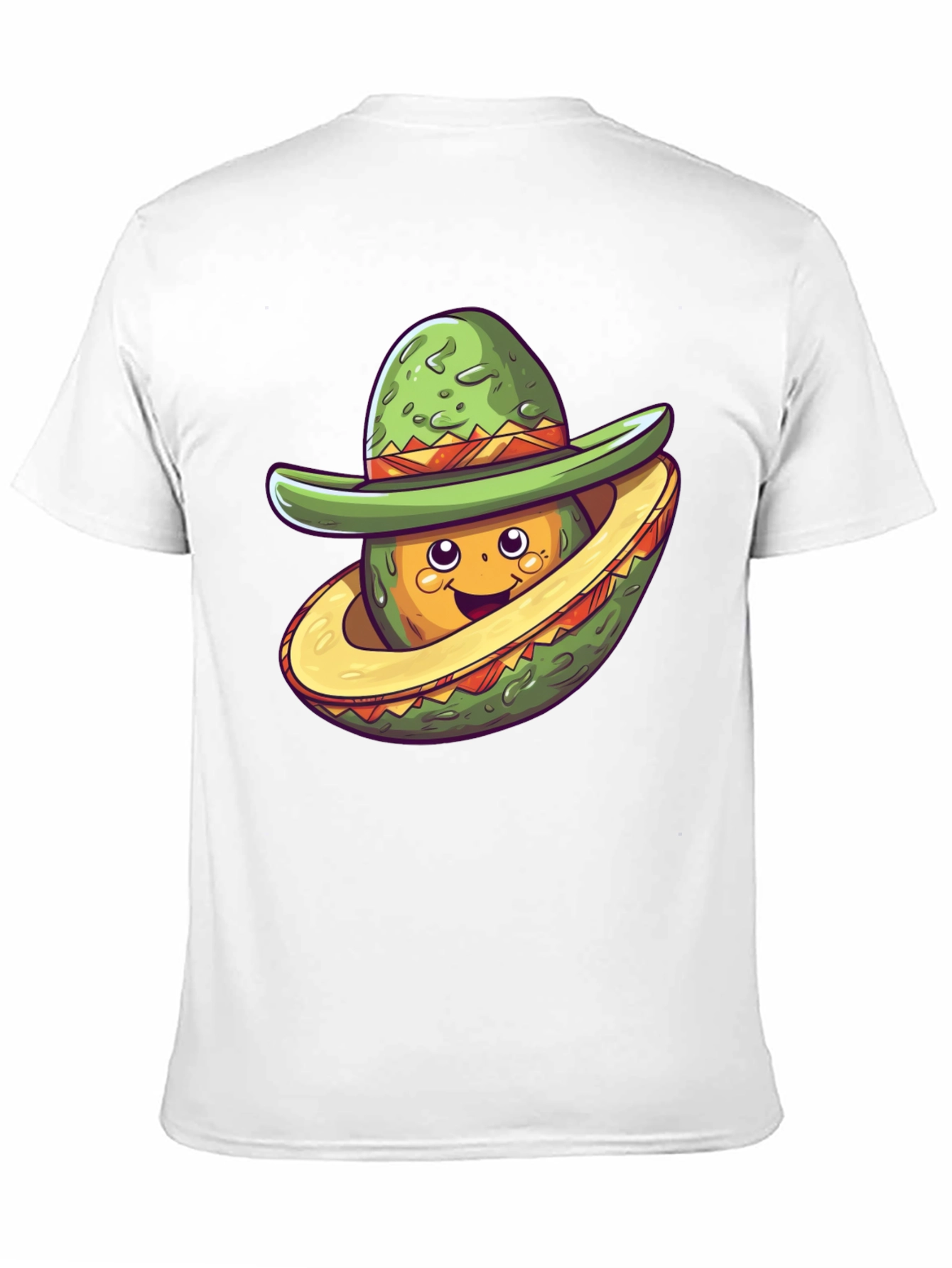Avocado Sombrero T-Shirt - Fun Graphic Tee
