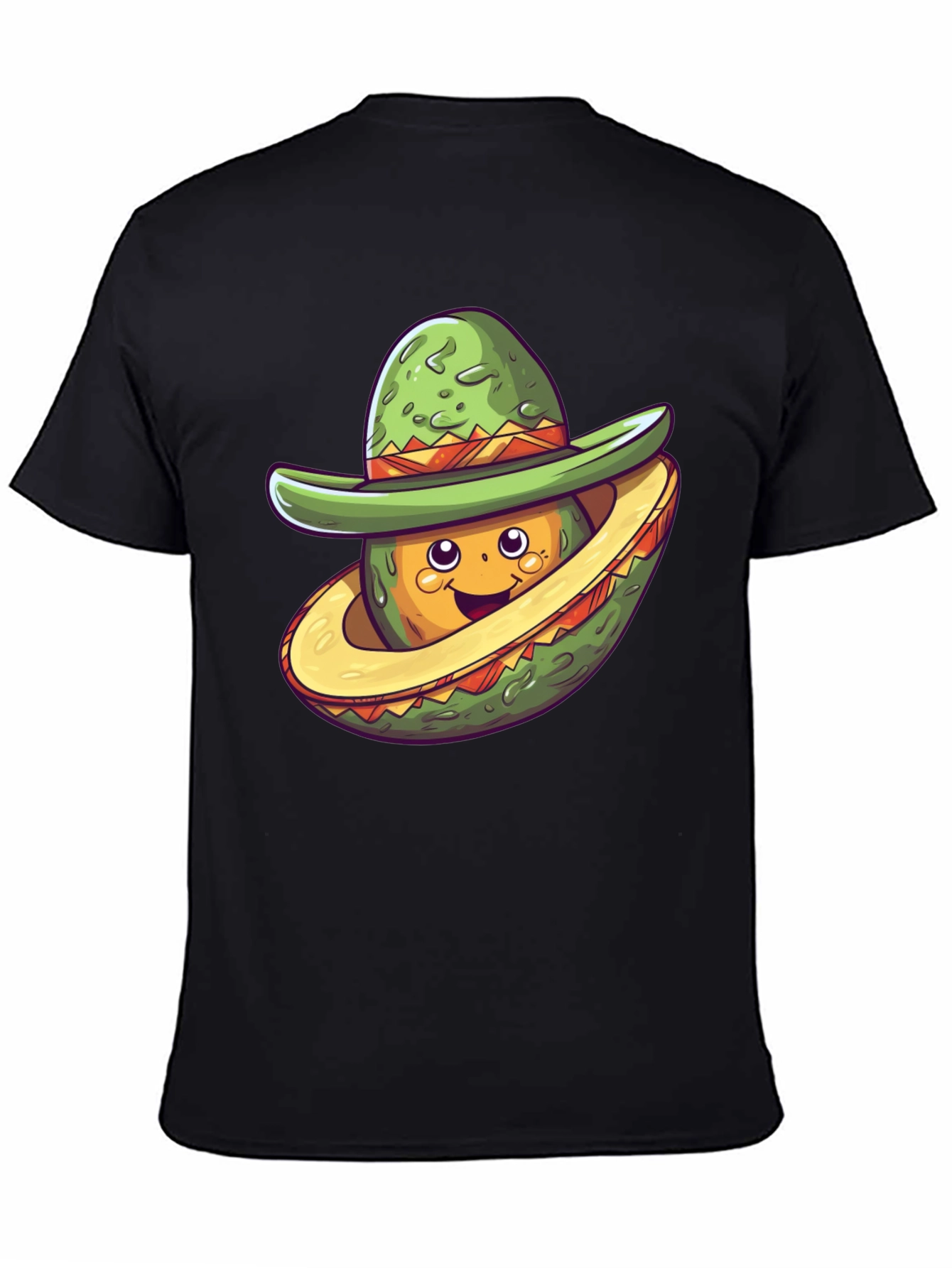 Avocado Sombrero T-Shirt - Fun Graphic Tee